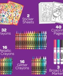 CRAYOLA UNICREATURES ART CASE -CRAYOLA Shop 04 0528 Uni Creatures Mini 20Art 20Case PDP Count