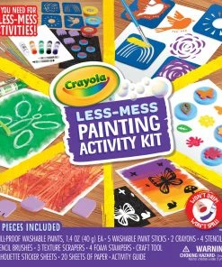 CRAYOLA LESS MESS PAINTING ACTIVITY KIT