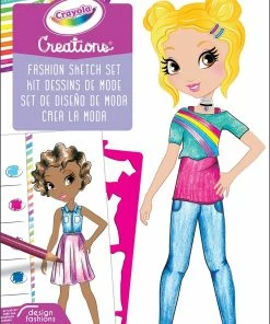 CRAYOLA CREATIONS FASHION SKETCH SET