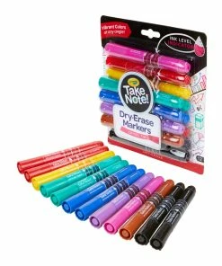 CRAYOLA TAKE NOTE! CHISEL TIP WHITEBOARD MARKERS 12 PACK -CRAYOLA Shop 071662065454 3 scaled