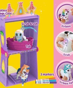 CRAYOLA SCRIBBLE SCRUBBIE PECULIAR PETS PALACE STORAGE CASE -CRAYOLA Shop 071662073572 2