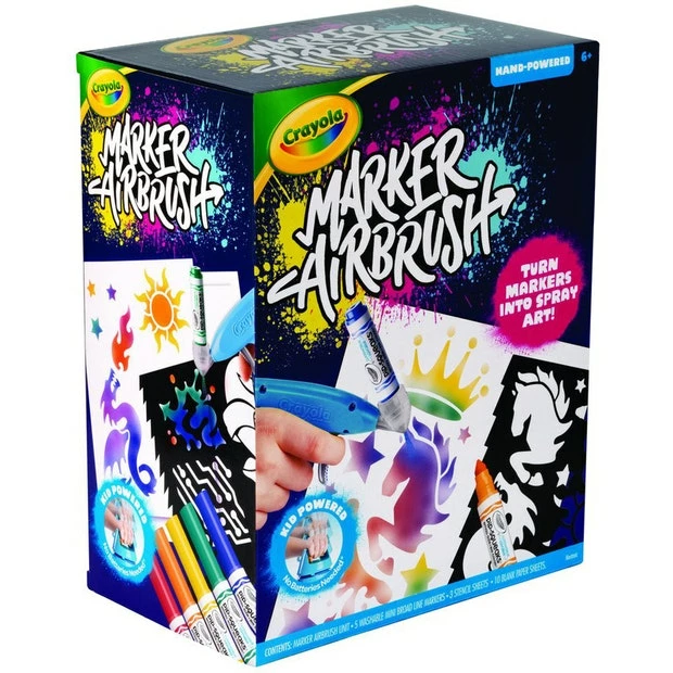 CRAYOLA HAND-POWERED MARKER AIRBRUSH 3 CRAYOLA HAND-POWERED MARKER AIRBRUSH - Image 3