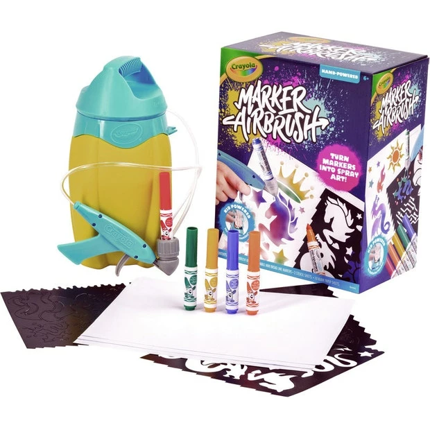 CRAYOLA HAND-POWERED MARKER AIRBRUSH 2 CRAYOLA HAND-POWERED MARKER AIRBRUSH - Image 2