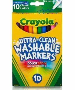CRAYOLA ULTRA CLEAN WASHABLE FINE LINE MARKERS