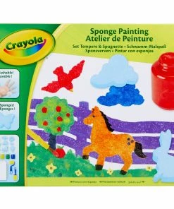 CRAYOLA SPONGE PAINTING