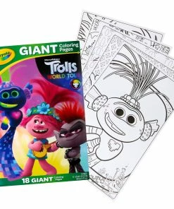 CRAYOLA GIANT COLORING PAGES TROLLS 2 -CRAYOLA Shop 071662109981 4