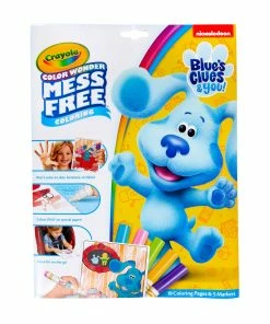 CRAYOLA COLOR WONDER MESS FREE COLORING BLUES CLUES & YOU