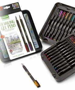 CRAYOLA SIGNATURE DETAILING GEL PENS 20 PACK