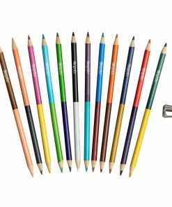 CRAYOLA 12 COLOR DUAL ENDED WITH SHARPNER -CRAYOLA Shop 071662168124 1 scaled