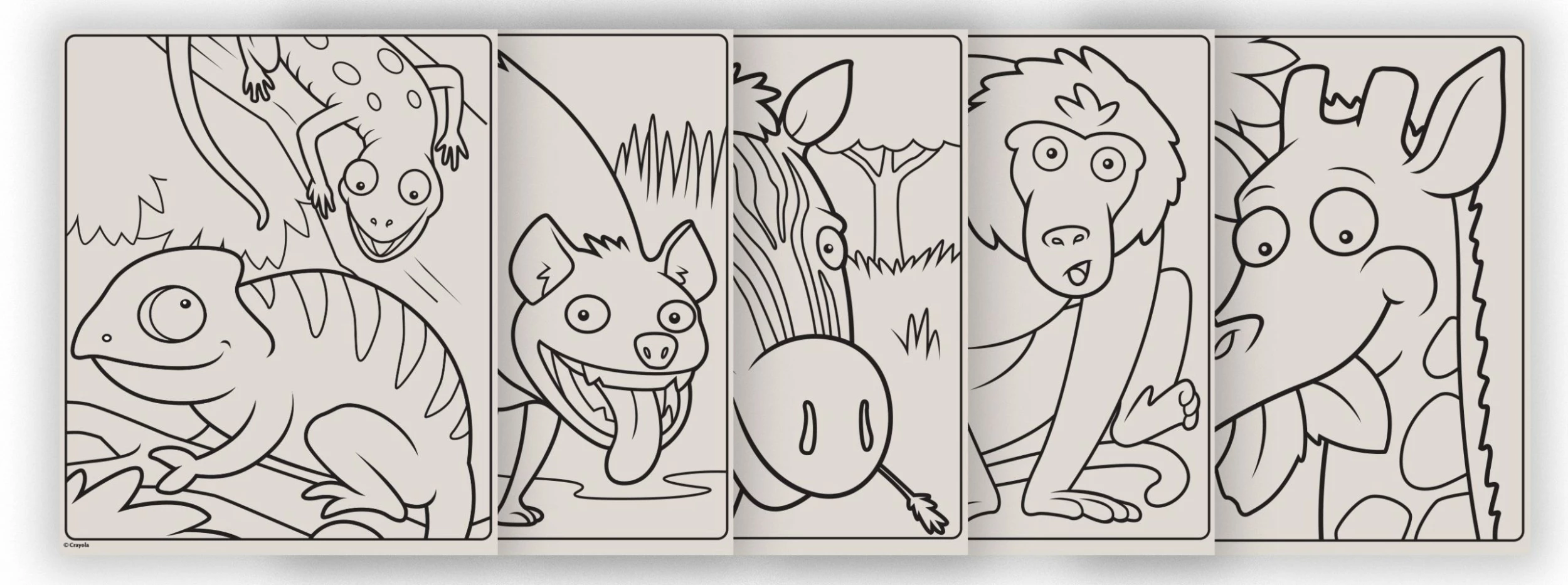 CRAYOLA ANIMALS COLOR & STICKER BOOK 2 CRAYOLA ANIMALS COLOR & STICKER BOOK - Image 2