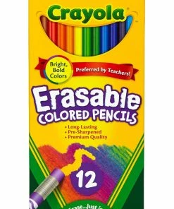 CRAYOLA ERASABLE PENCILS 12 PACK
