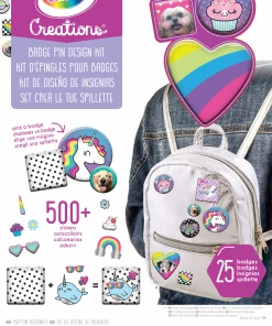 CRAYOLA CREATIONS BADGE PIN DESIGN KIT
