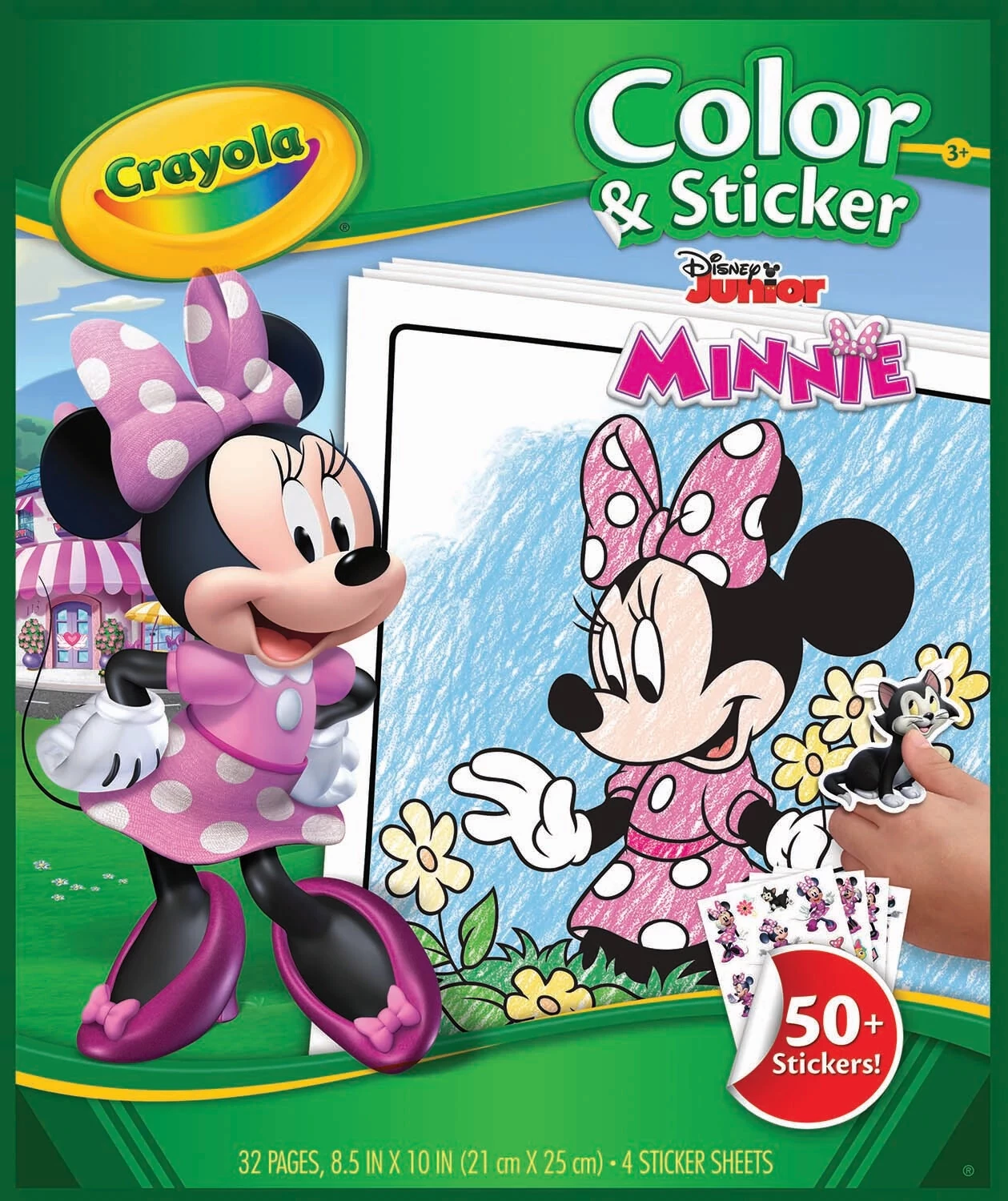 CRAYOLA COLOR AND STICKER BOOK DISNEY MINNIE MOUSE 1 CRAYOLA COLOR AND STICKER BOOK DISNEY MINNIE MOUSE