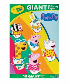 CRAYOLA GIANT COLORING PAGES PEPPA PIG