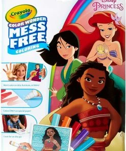 CRAYOLA COLOR WONDER MESS FREE DISNEY PRINCESS