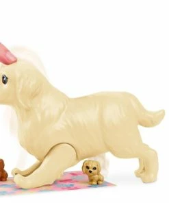BARBIE AND NEWBORN PUPS PLAYSET WITH BRUNETTE DOLL -CRAYOLA Shop 160050 A 3n9i1f