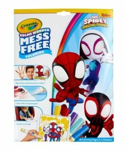CRAYOLA COLOUR WONDER MESS FREE COLOURING MARVEL SPIDEY AND HIS AMAZING FRIENDS