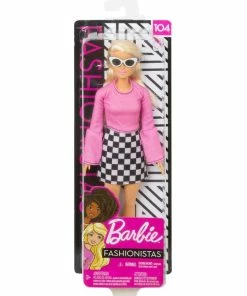 BARBIE FASHIONISTA DOLL #104 CHECKERED SKIRT