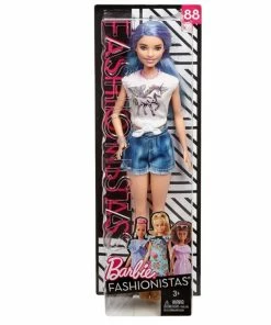 BARBIE FASHIONISTA DOLL BLUE HAIR UNICORN TEE