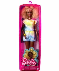 BARBIE FASHIONISTA DOLL TIE DYE ROMPER YELLOW BRACELET