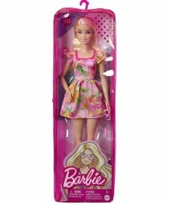 BARBIE FASHIONISTA DOLL #181 FRUIT PRINT DRESS