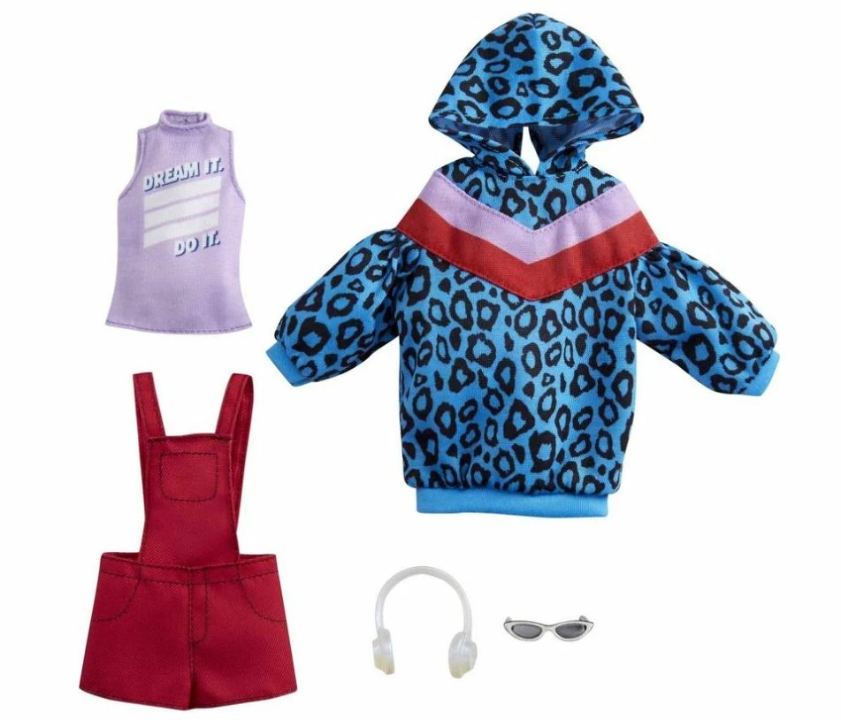 BARBIE FASHIONS 2 PACK LEOPARD HOODIE 2 BARBIE FASHIONS 2 PACK LEOPARD HOODIE - Image 2