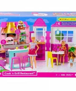 BARBIE COOK 'N GRILL RESTAURANT PLAYSET