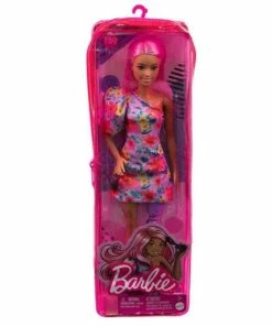 BARBIE FASHIONISTA DOLL #189 ONE SHOULDER FLOWER DRESS