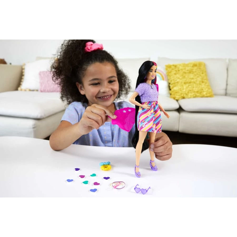 BARBIE TOTALLY HAIR DOLL HEART THEMED 4 BARBIE TOTALLY HAIR DOLL HEART THEMED - Image 4