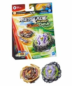 BEYBLADE BURST QUAD DRIVE DUAL PACK DESTRUCTION IFRITOR I7 VS STONE NEMESIS N7