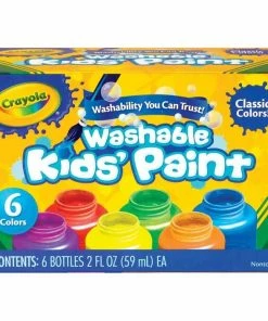 CRAYOLA WASHABLE PAINT PACK 6 PACK