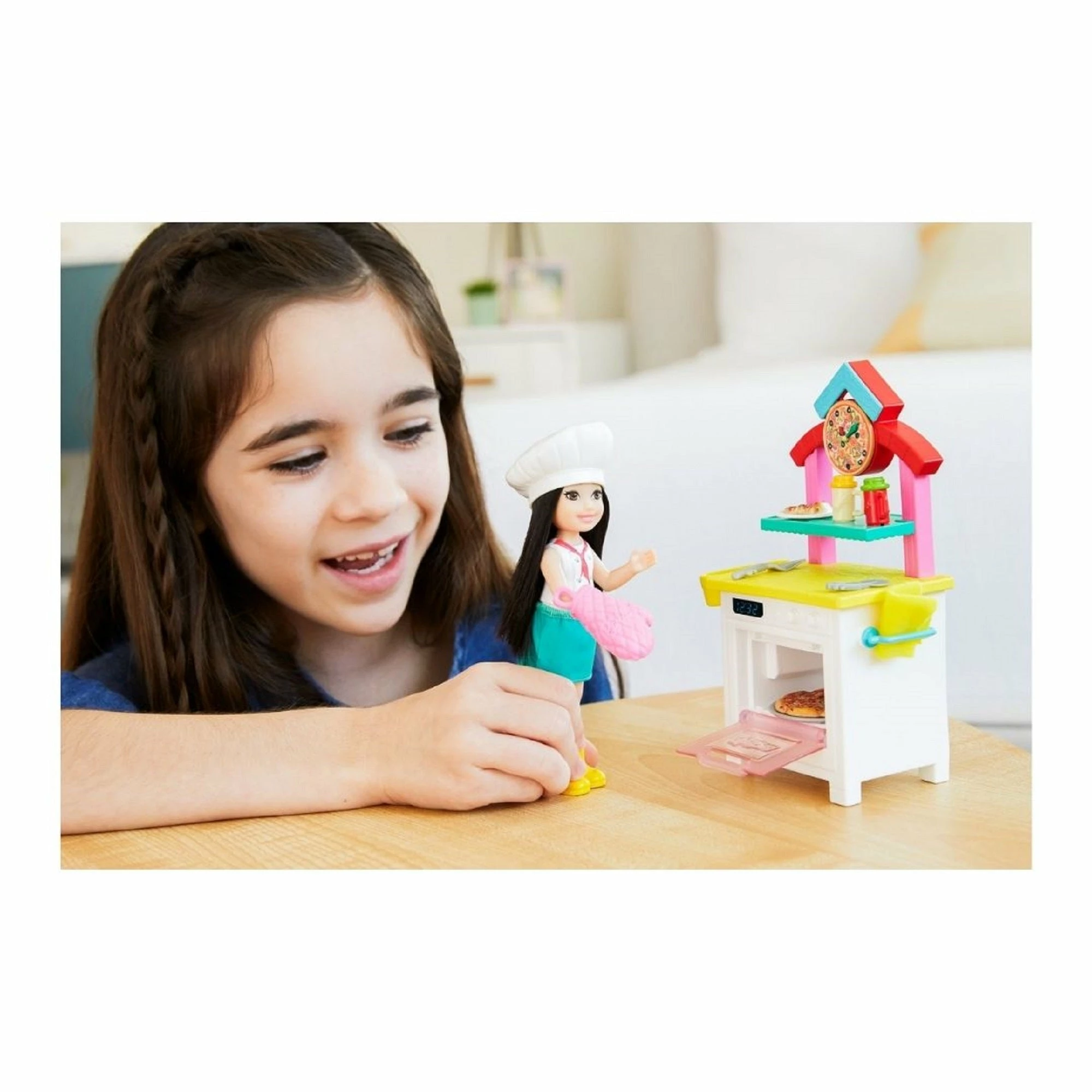 BARBIE CHELSEA CAN BE... DOLL AND PLAYSET PIZZA CHEF 6 BARBIE CHELSEA CAN BE... DOLL AND PLAYSET PIZZA CHEF - Image 6