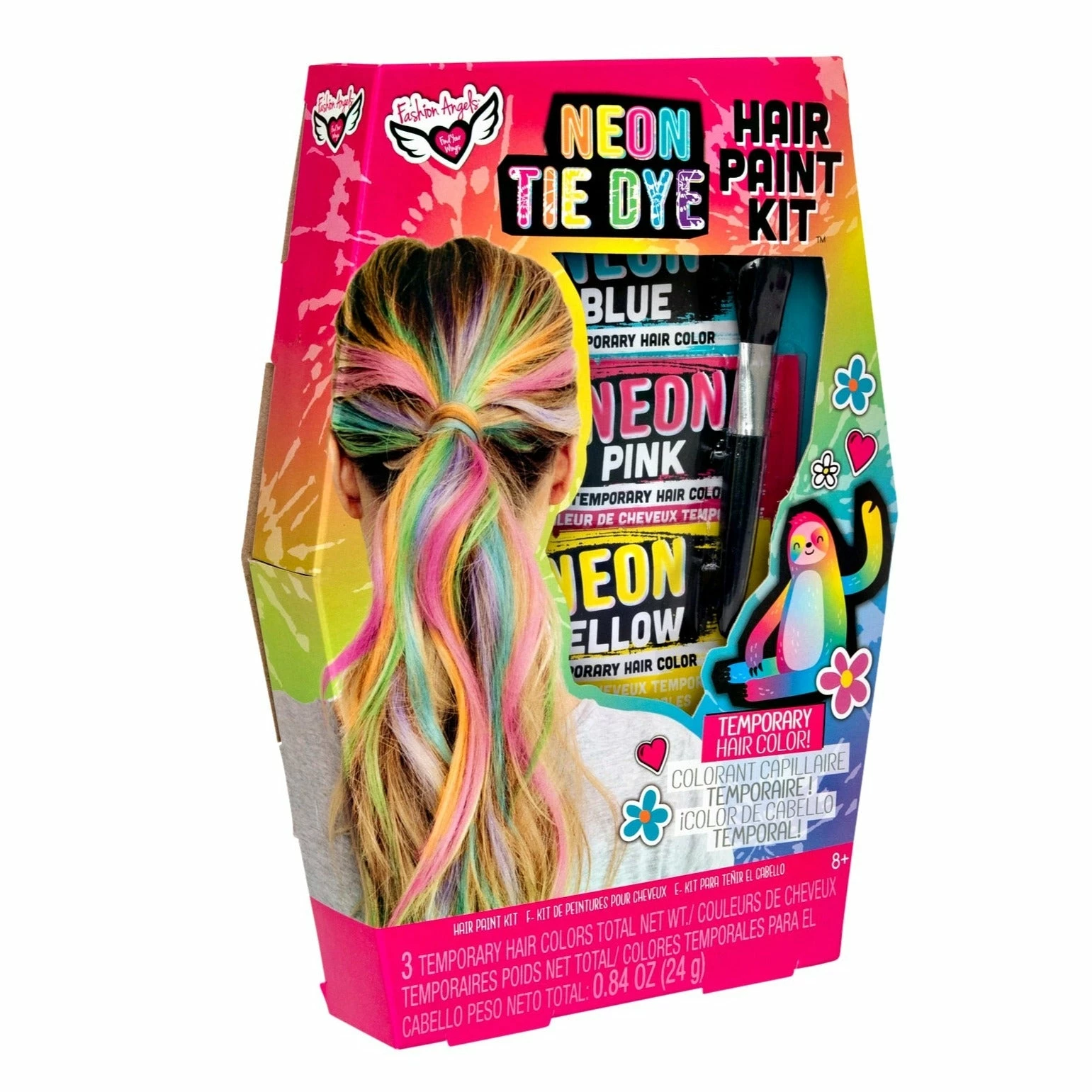 CRAYOLA NEON TIE DYE HAIR PAINT KIT 1 CRAYOLA NEON TIE DYE HAIR PAINT KIT