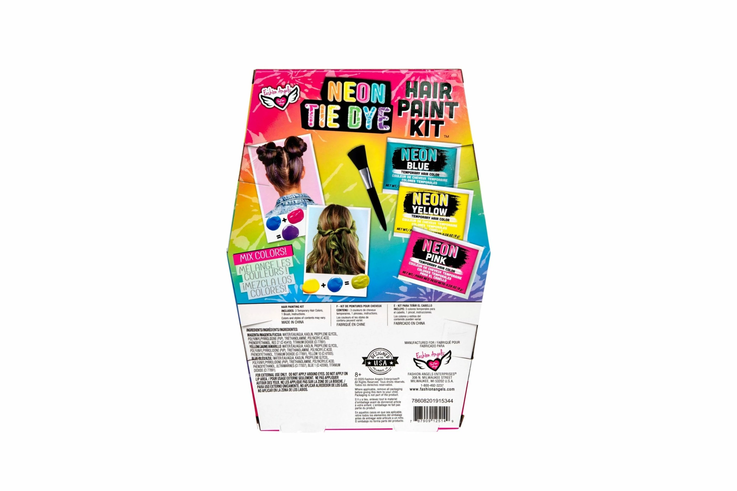 CRAYOLA NEON TIE DYE HAIR PAINT KIT 3 CRAYOLA NEON TIE DYE HAIR PAINT KIT - Image 3
