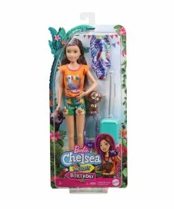 BARBIE & CHELSEA THE LOST BIRTHDAY DOLL IN TOUCAN T-SHIRT WITH PUPPY