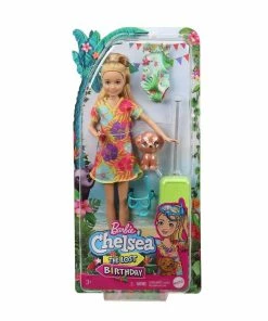 BARBIE & CHELSEA THE LOST BIRTHDAY DOLL IN FLOWER DRESS WITH PUPPY