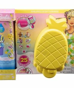 BARBIE COLOUR REVEAL DOLL PINEAPPLE SCENT SURPRISES