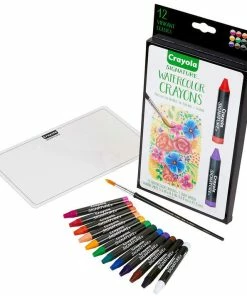 CRAYOLA SIGNATURE WATER COLOR CRAYONS 12 PACK