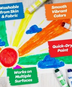 CRAYOLA WASHABLE PAINT STICKS 6 PACK 8 CRAYOLA WASHABLE PAINT STICKS 6 PACK -CRAYOLA Shop 54 6207 6ctWashablePaintSticks 06 b22ab6d9 bb98 4071 b041 4746f32fa90e