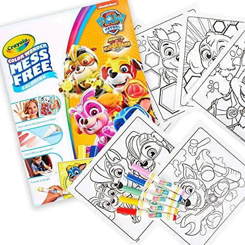CRAYOLA COLOR WONDER MESS FREE PAW PATROL 1 CRAYOLA COLOR WONDER MESS FREE PAW PATROL