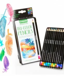 CRAYOLA SIGNATURE TRI COLOR PENCILS