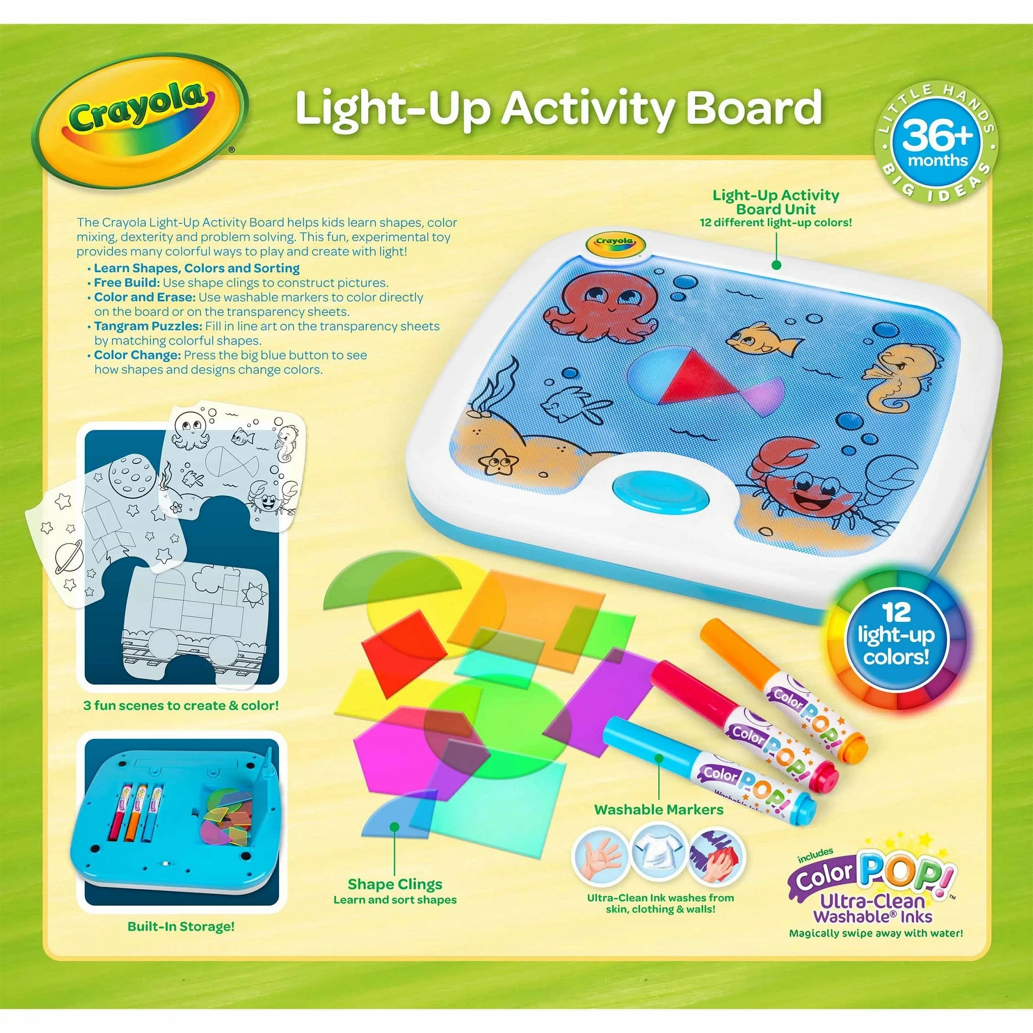 CRAYOLA LIGHT UP ACTIVITY BOARD 5 CRAYOLA LIGHT UP ACTIVITY BOARD - Image 5
