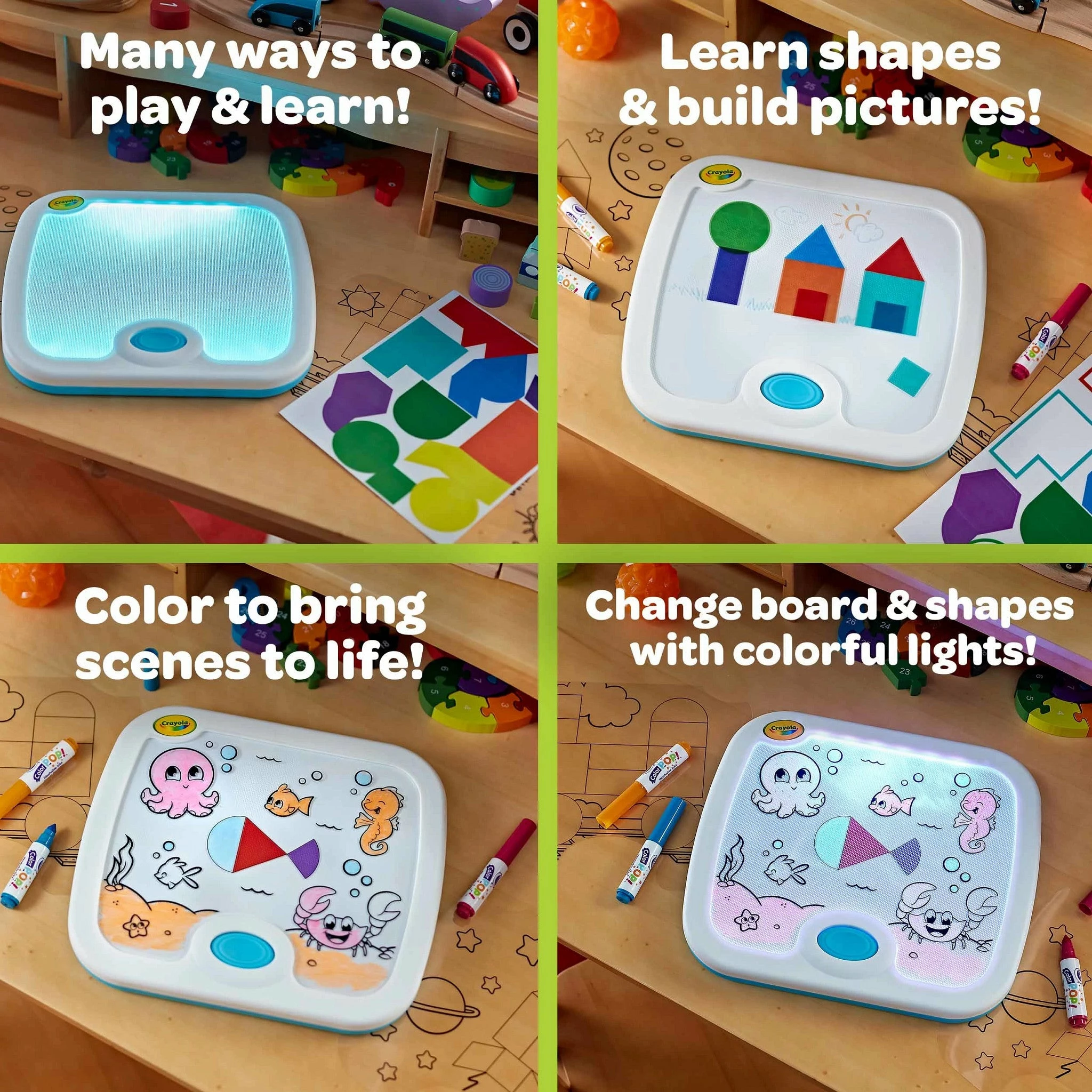 CRAYOLA LIGHT UP ACTIVITY BOARD 2 CRAYOLA LIGHT UP ACTIVITY BOARD - Image 2