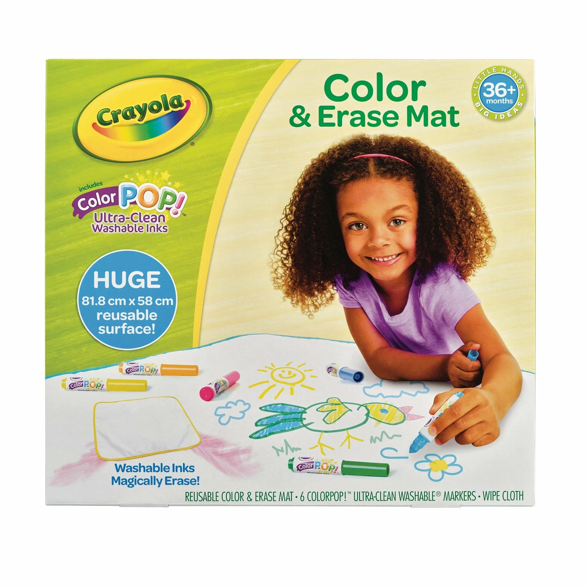 CRAYOLA COLOR AND ERASE MAT 1 CRAYOLA COLOR AND ERASE MAT