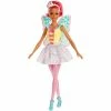 BARBIE DREAMTOPIA FAIRY DOLL WITH PINK HAIR