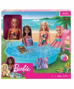 BARBIE ESTATE POOL WITH DOLL PLAYSET