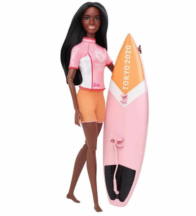 BARBIE CAREER DOLL TOKYO OLYMPICS SURFING 1 BARBIE CAREER DOLL TOKYO OLYMPICS SURFING