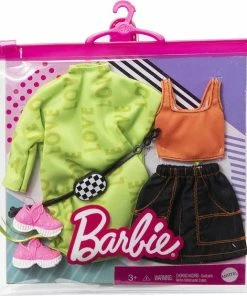 BARBIE FASHIONS 2 PACK GREEN SWEATSHIRT DRESS