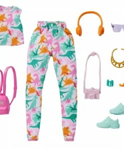 BARBIE STORYTELLING FASHION PACK DINOSAUR THEMED SWEATS