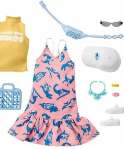 BARBIE STORYTELLING FASHION PACK DINOSAUR THEMED DRESS